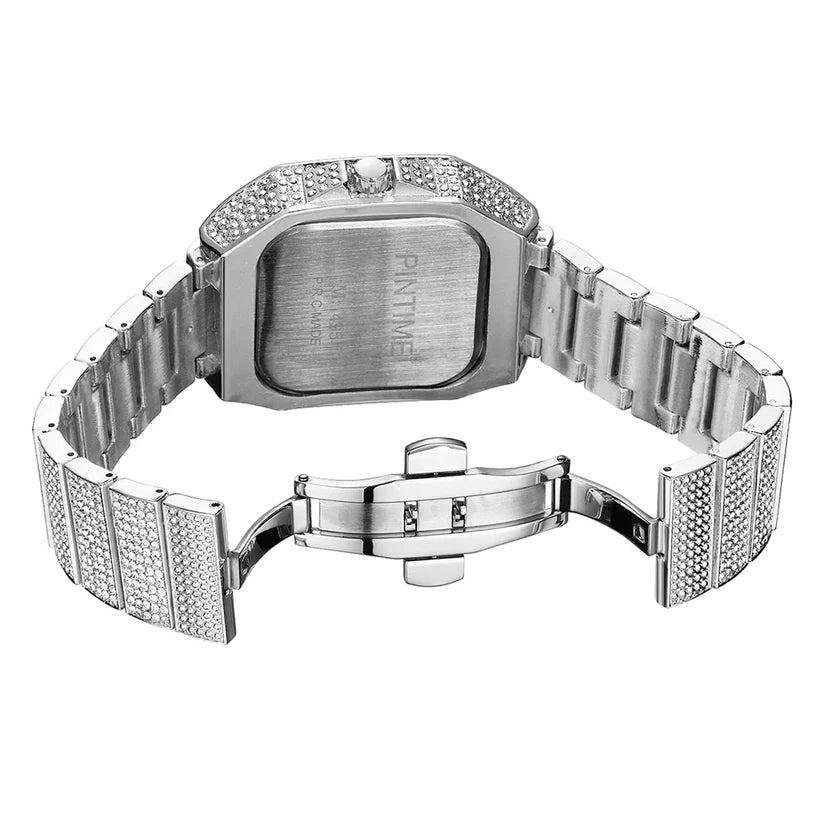 Iced luxury watch